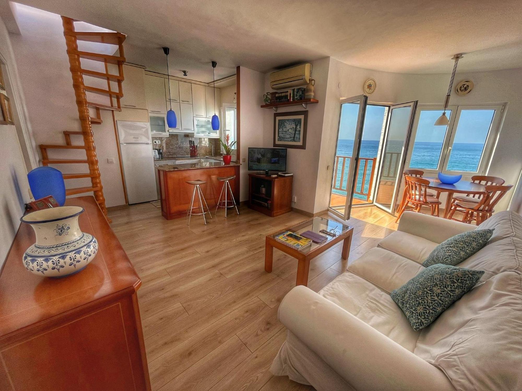 Apartamento En Acantilado Con Wifi Y Aire Acondicionado Sitges Buitenkant foto